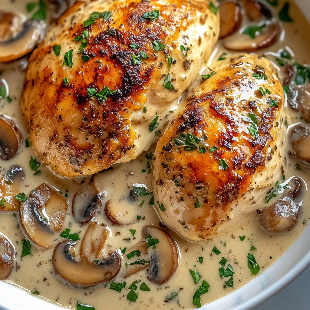 Delicious Creamy Mushroom Chicken Recipe for Easy Dinners