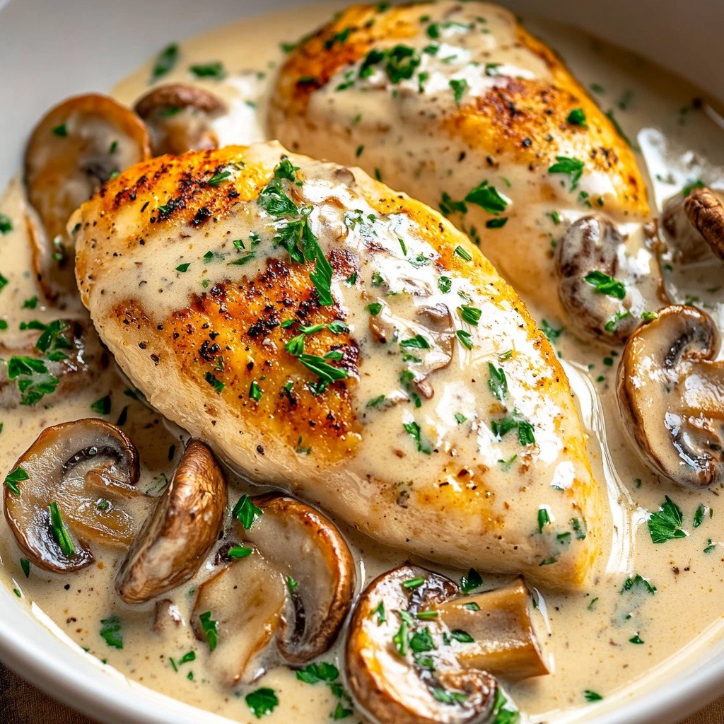 Delicious Creamy Mushroom Chicken Recipe for Easy Dinners