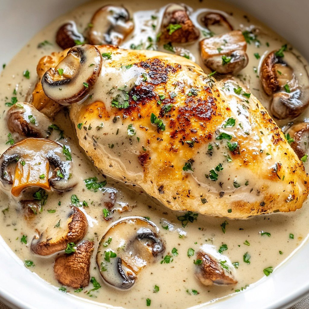 Delicious Creamy Mushroom Chicken Recipe for Easy Dinners