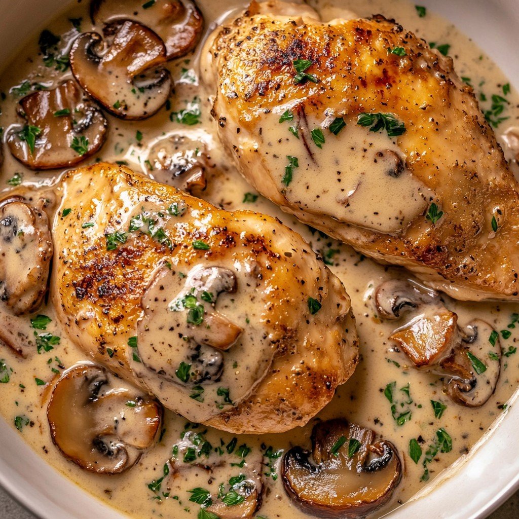 Delicious Creamy Mushroom Chicken Recipe for Easy Dinners