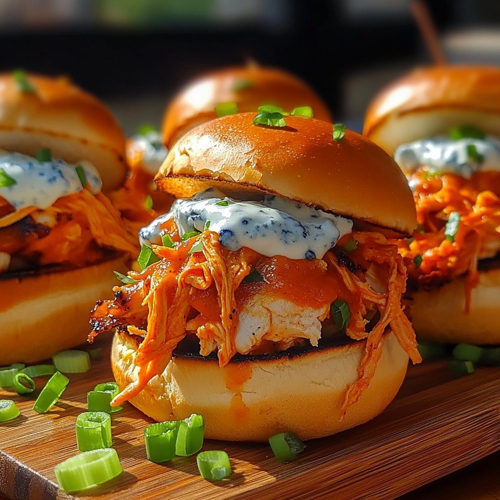 Easy Buffalo Chicken Sliders in 30 Minutes