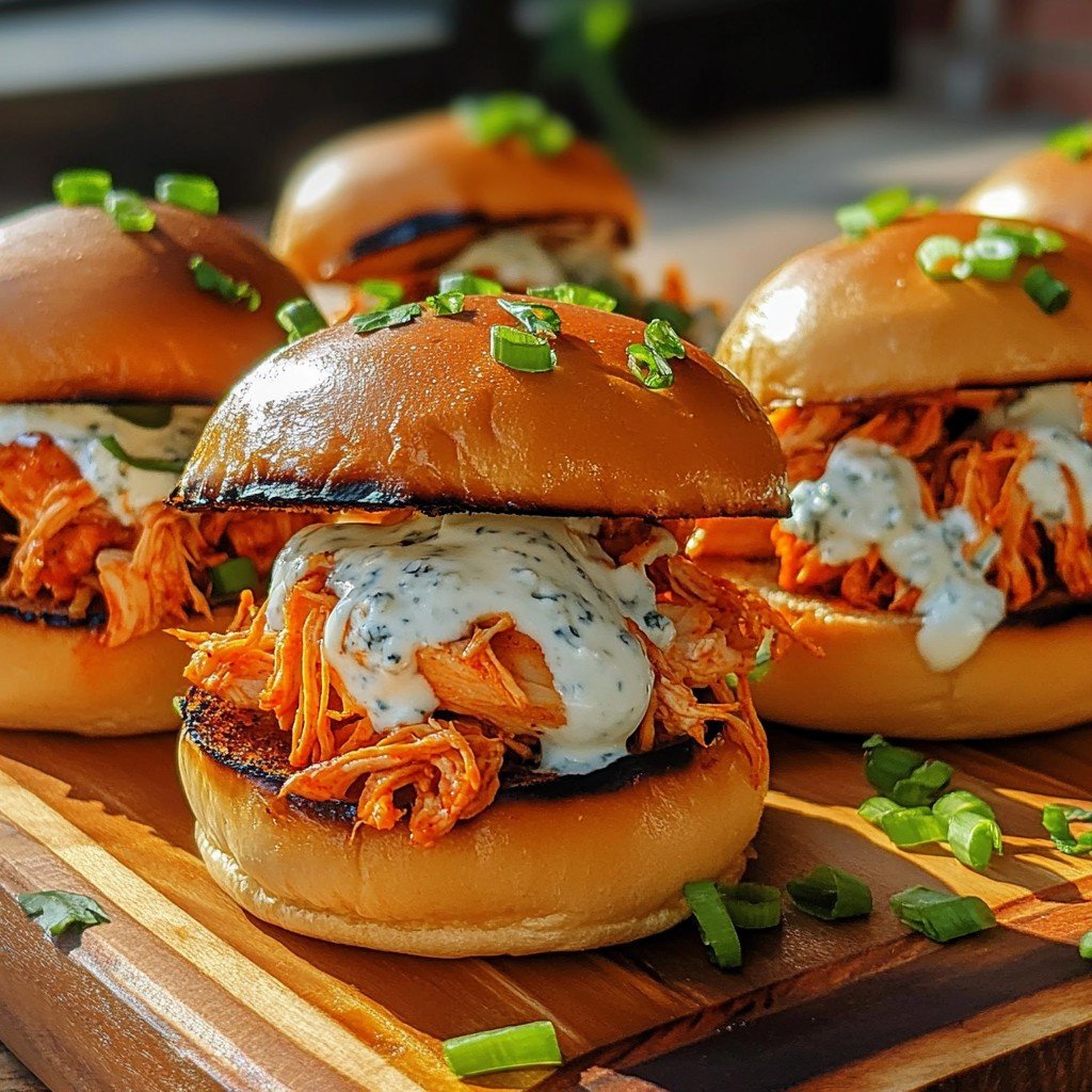 Easy Buffalo Chicken Sliders in 30 Minutes