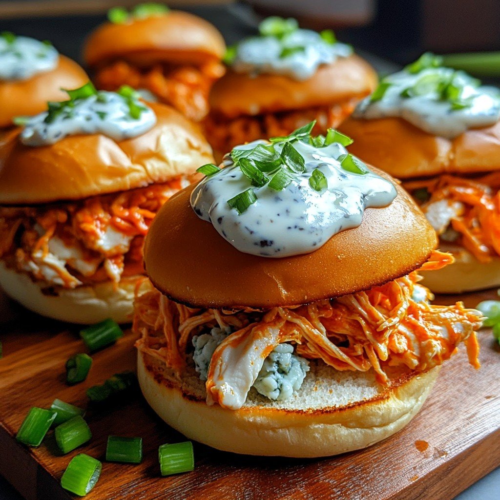Easy Buffalo Chicken Sliders in 30 Minutes