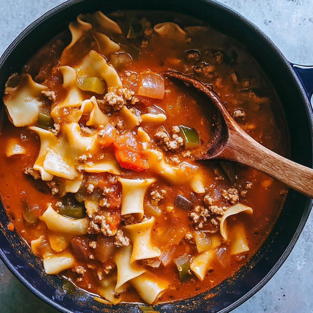 Easy Lasagna Soup Recipe