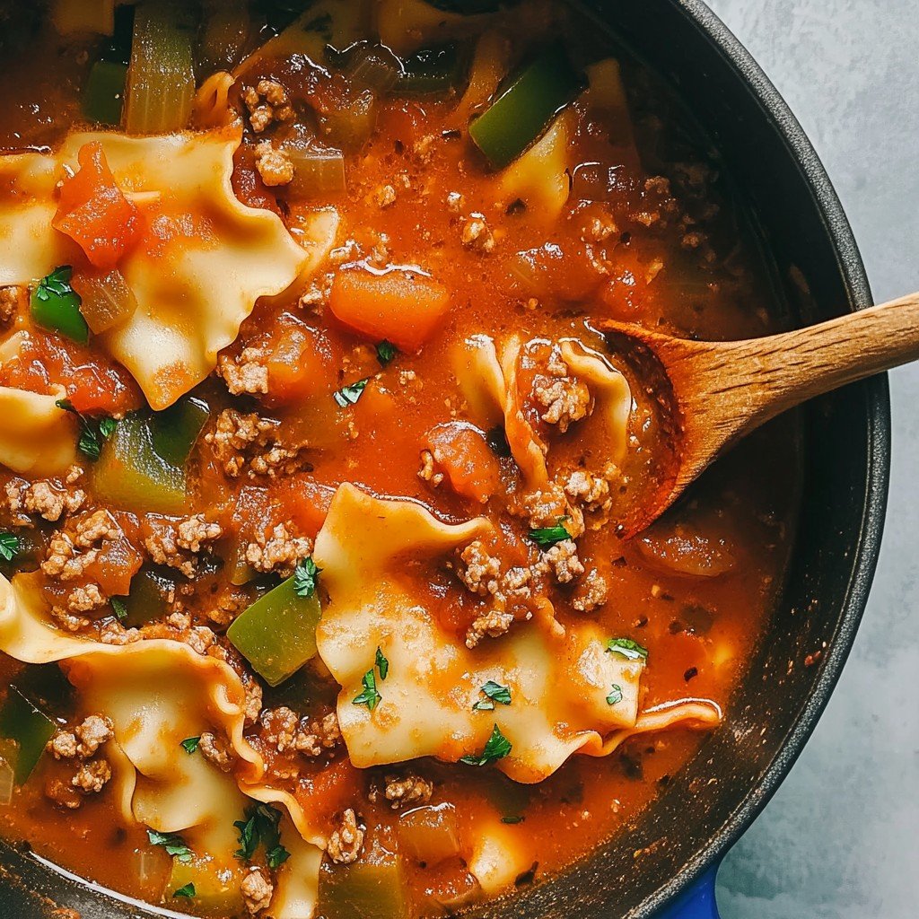 Easy Lasagna Soup Recipe
