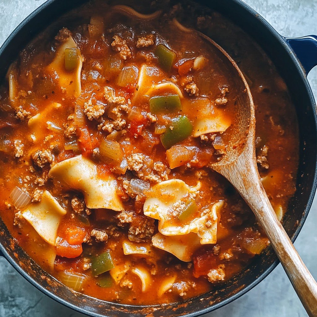 Easy Lasagna Soup Recipe