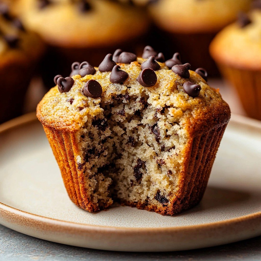 Healthy 5-Ingredient Greek Yogurt Banana Muffins