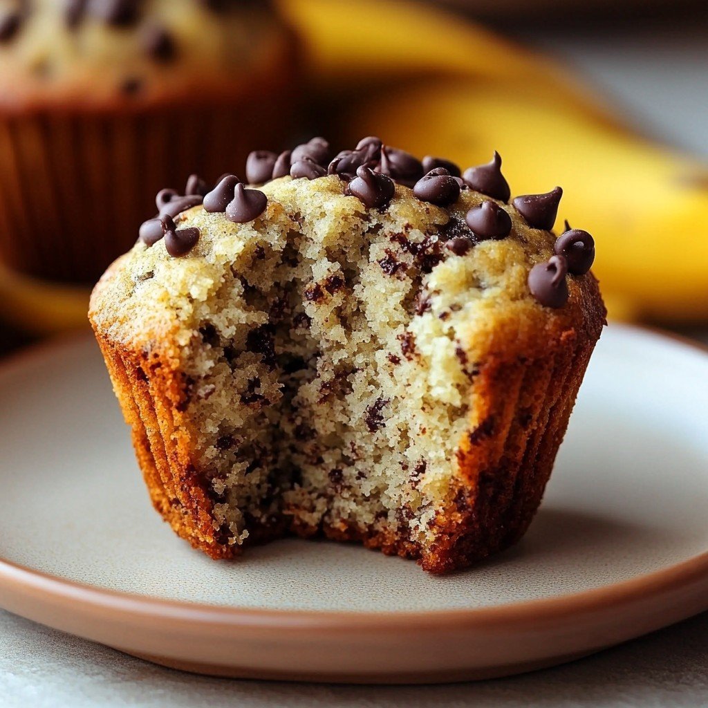Healthy 5-Ingredient Greek Yogurt Banana Muffins