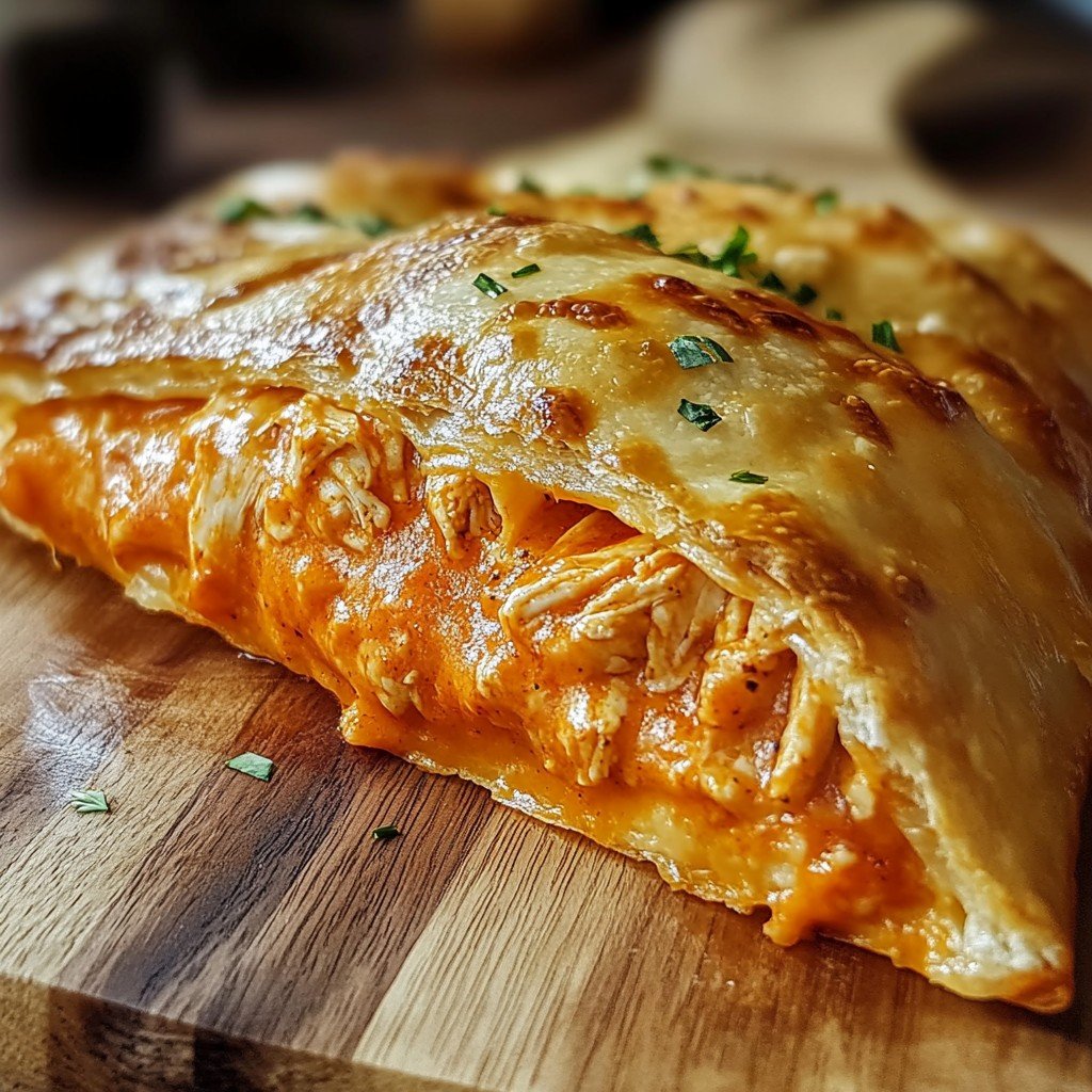Irresistible Buffalo Chicken Calzone Recipe