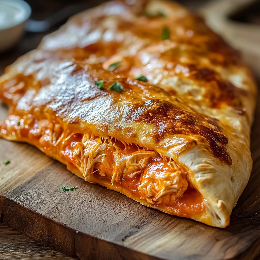 Irresistible Buffalo Chicken Calzone Recipe