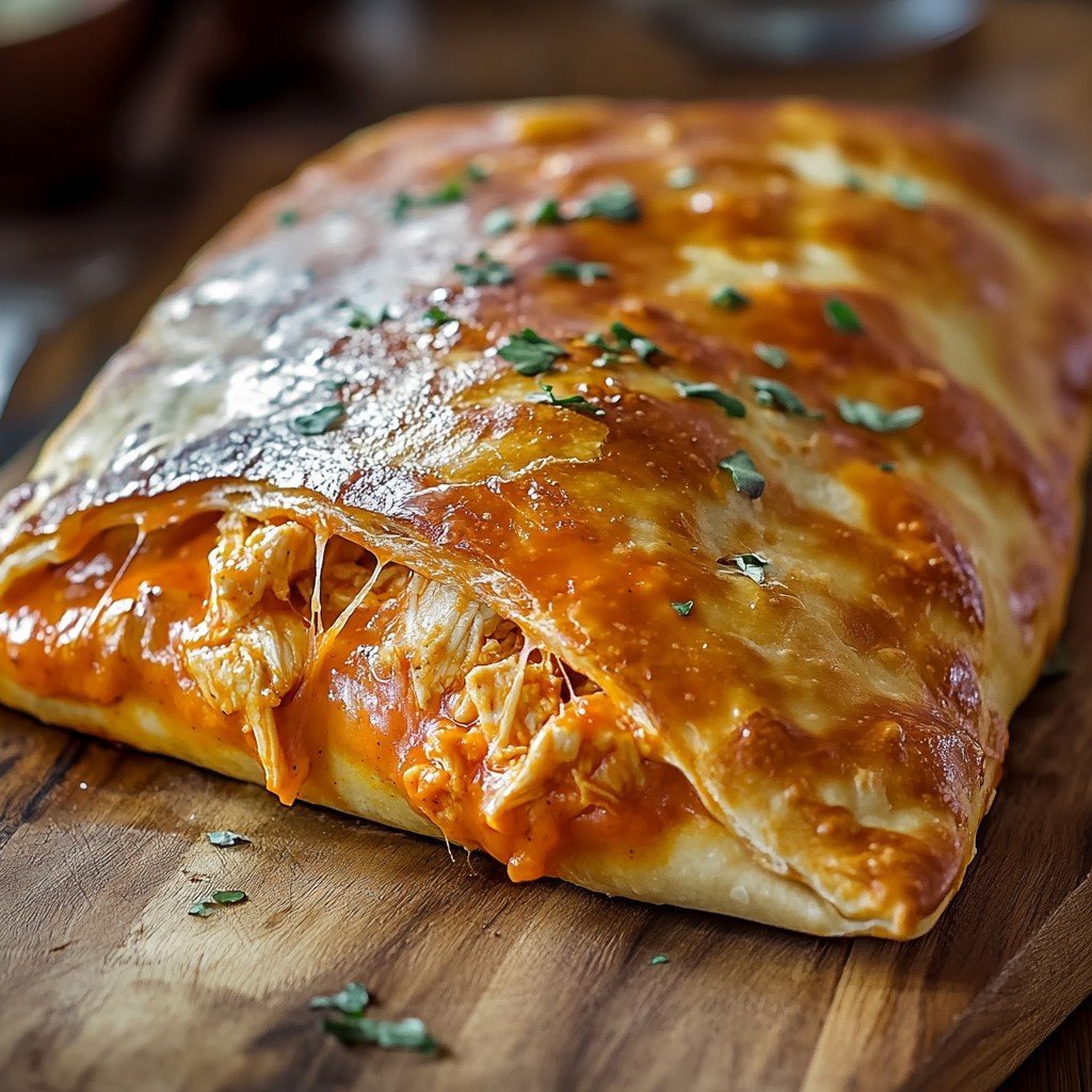 Irresistible Buffalo Chicken Calzone Recipe