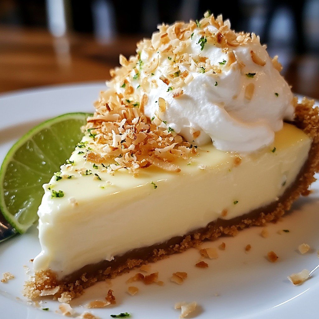 Irresistible Coconut Lime Cream Pie Recipe for Sweet Escape