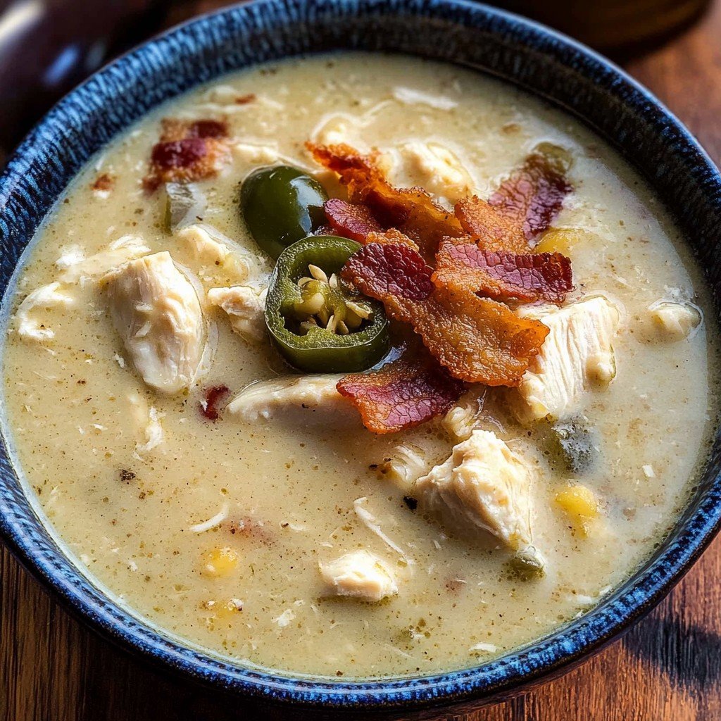 Jalapeño Popper Chicken Soup
