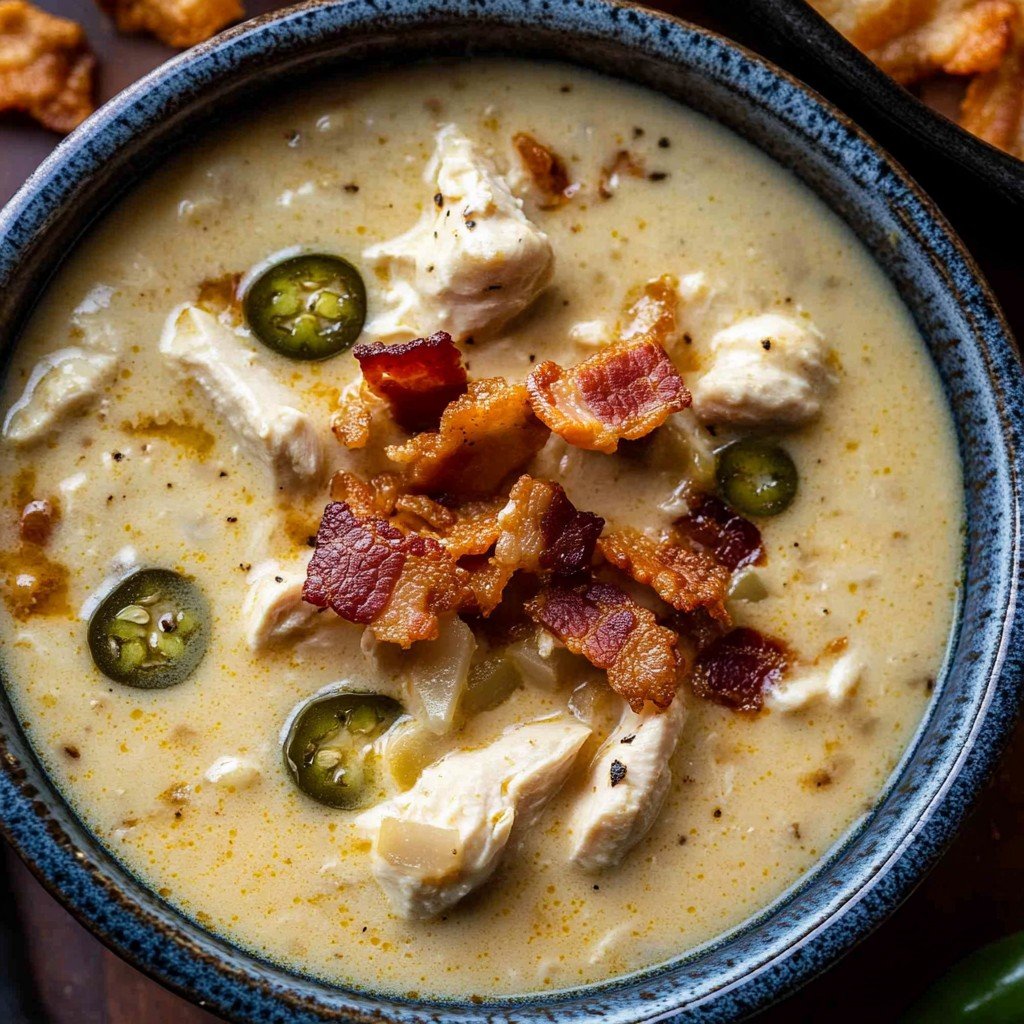 Jalapeño Popper Chicken Soup