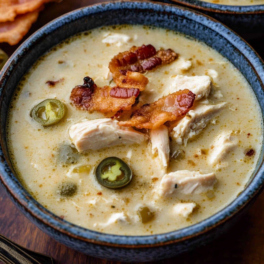Jalapeño Popper Chicken Soup