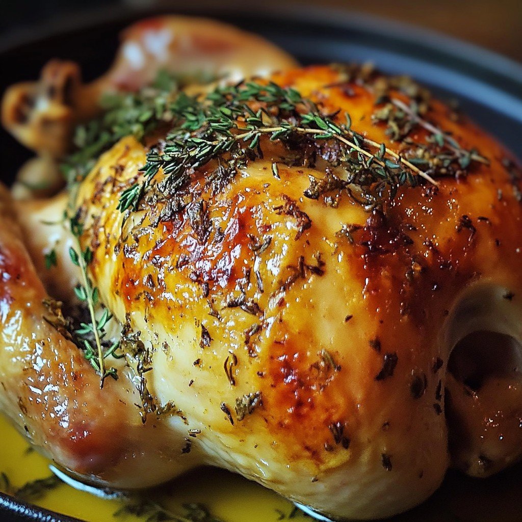 Juicy French Herb Butter Capon