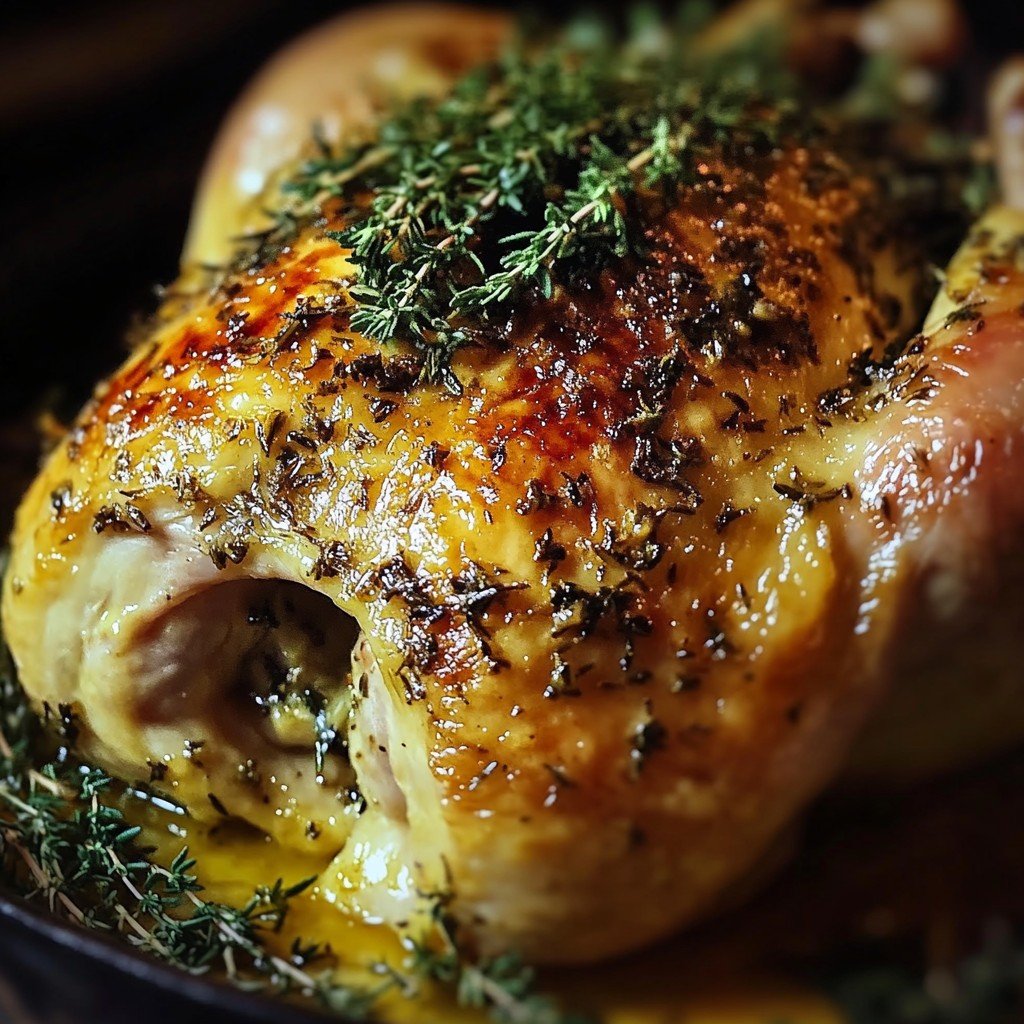 Juicy French Herb Butter Capon