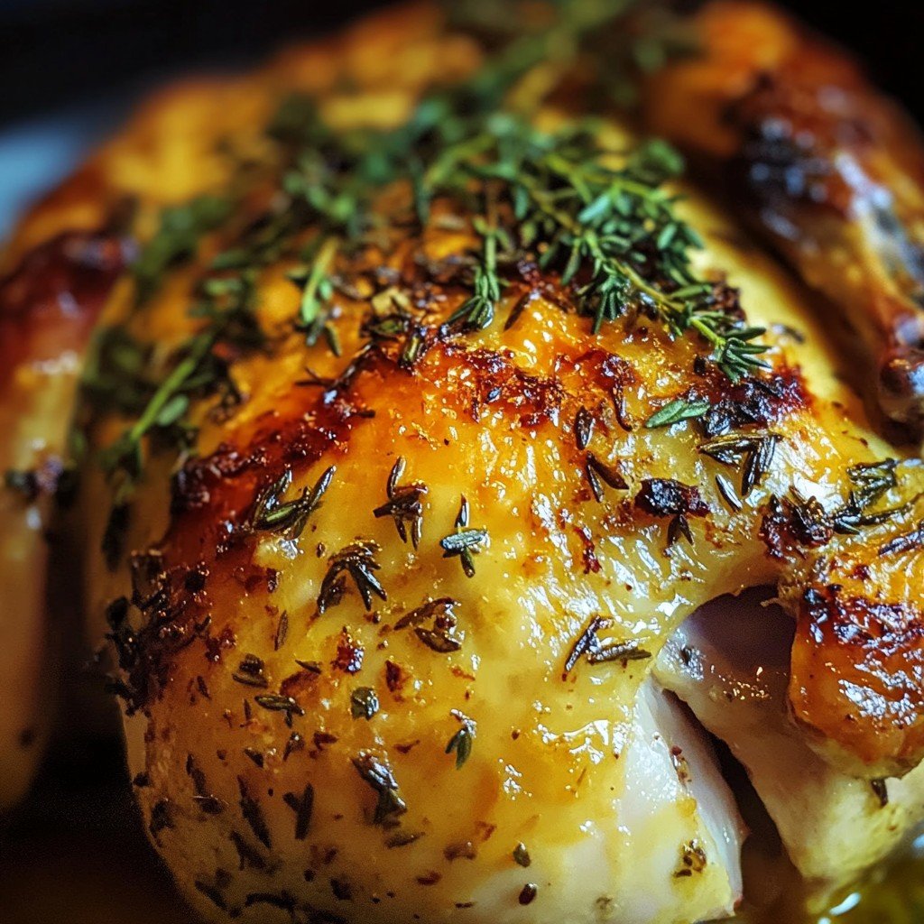Juicy French Herb Butter Capon