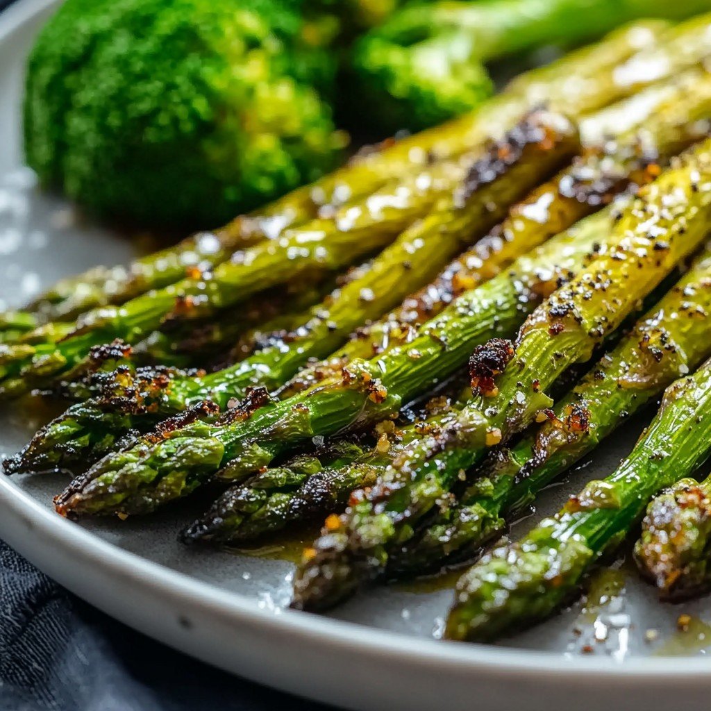 Paleo Roasted Asparagus and Broccoli