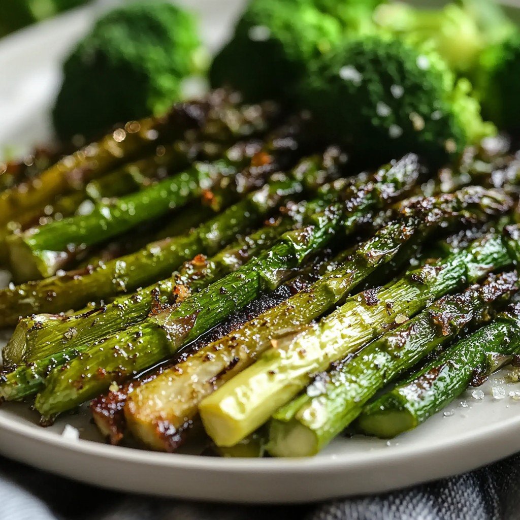 Paleo Roasted Asparagus and Broccoli