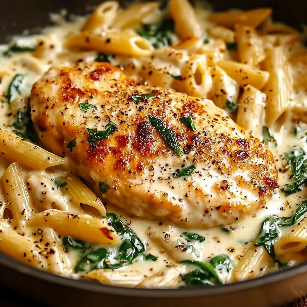 Simple Cottage Cheese Chicken Pasta