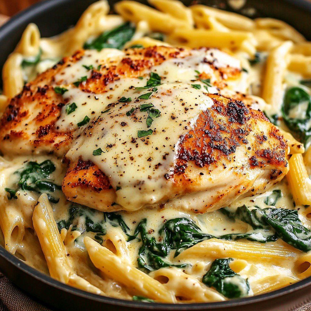 Simple Cottage Cheese Chicken Pasta