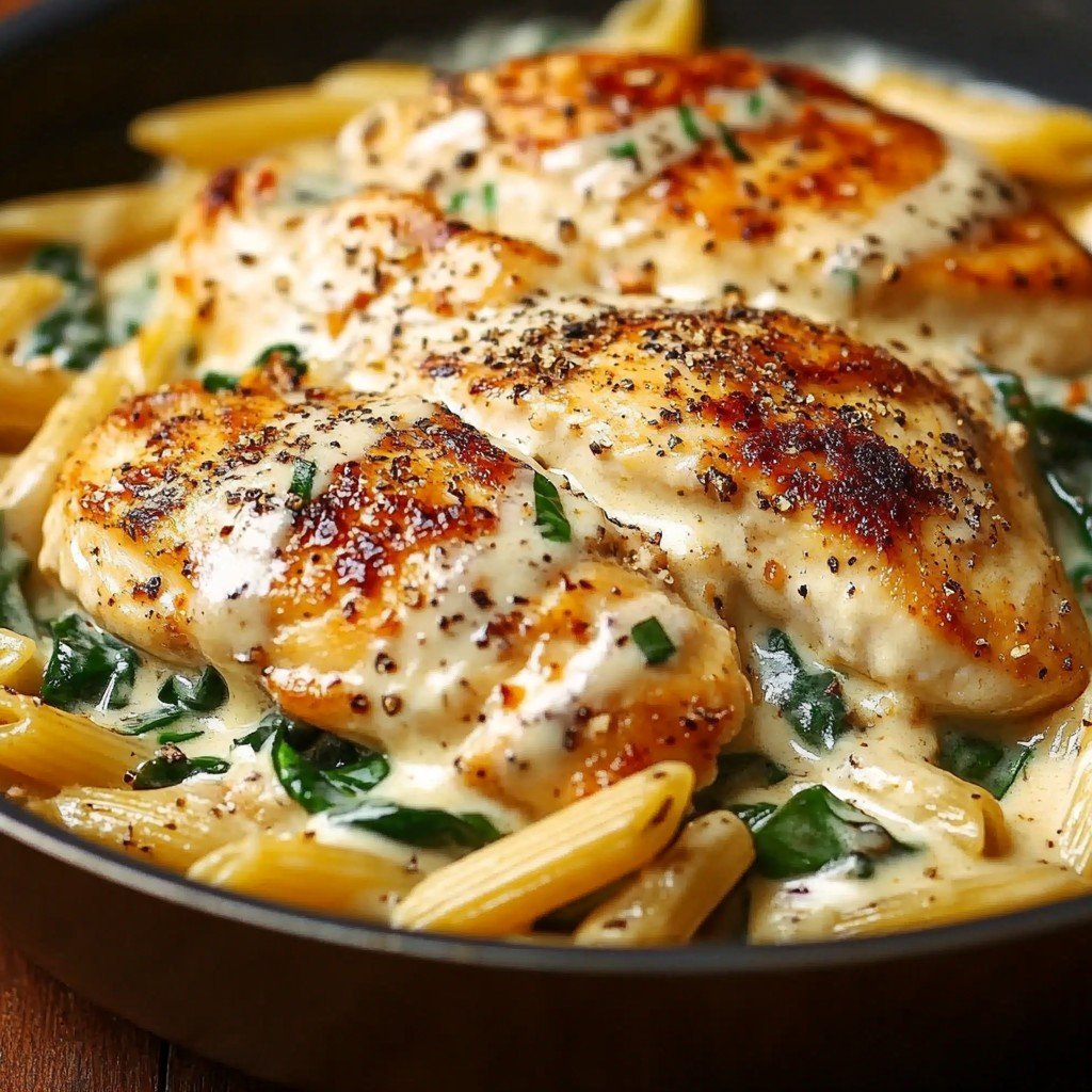Simple Cottage Cheese Chicken Pasta