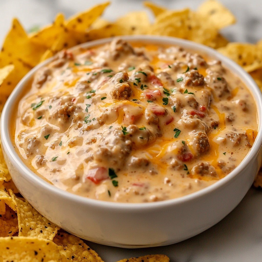 Slow Cooker 3-Ingredient Sausage Cheese Dip