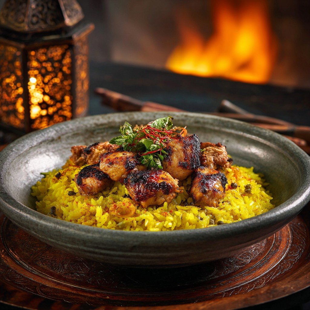 1-Pan Turmeric Chicken and Rice