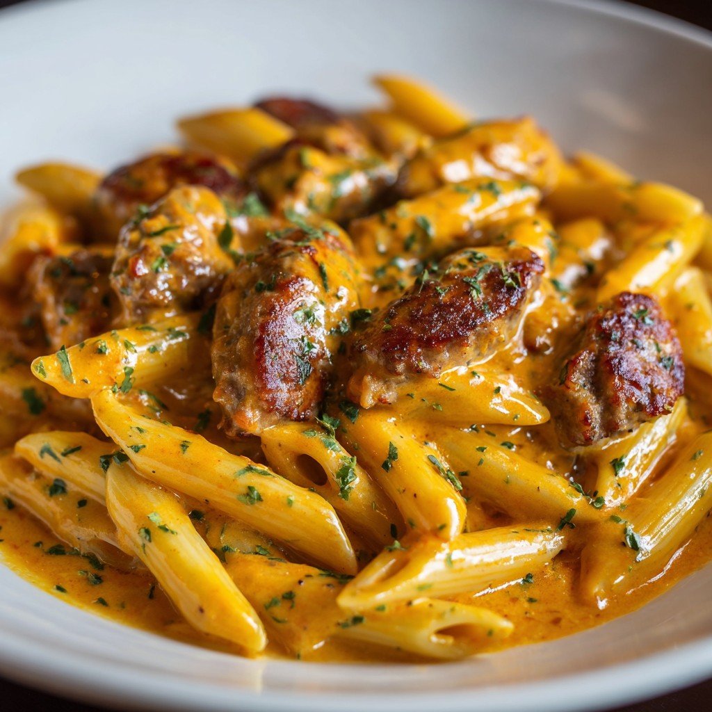 1-Pot Creamy Cajun Ranch Sausage Pasta