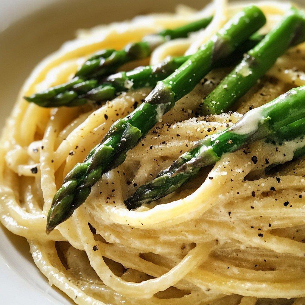 20-Minute Lemon Ricotta Pasta with Asparagus