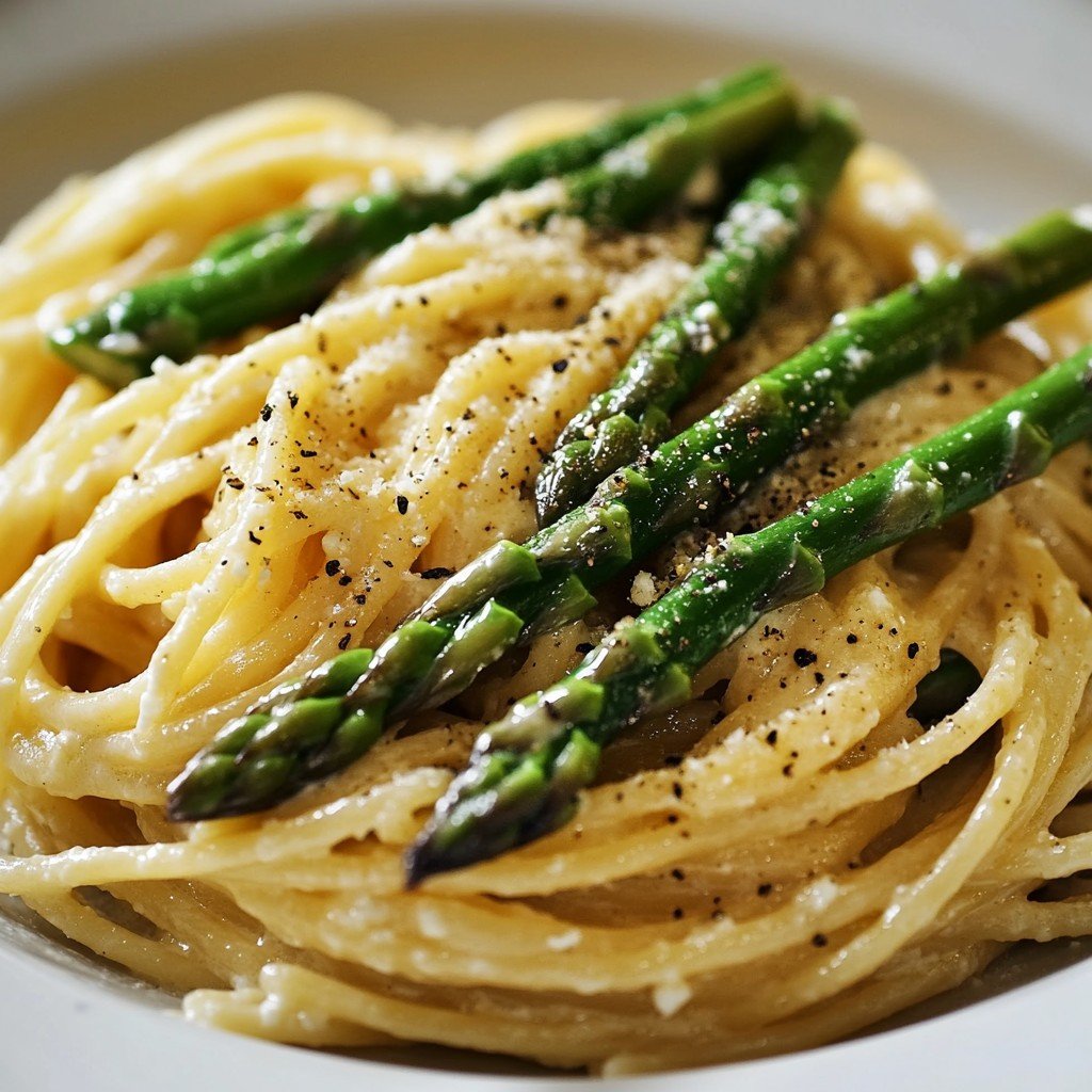 20-Minute Lemon Ricotta Pasta with Asparagus
