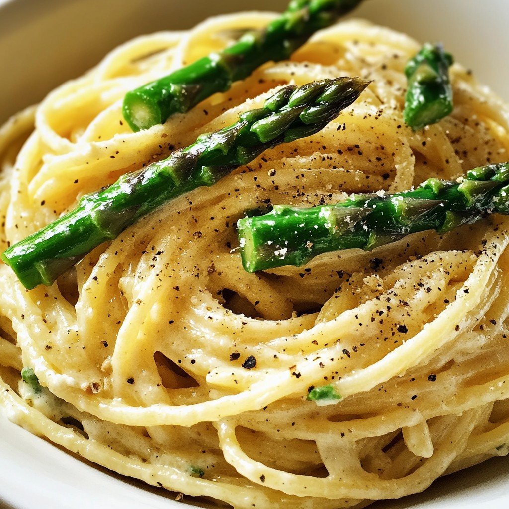 20-Minute Lemon Ricotta Pasta with Asparagus
