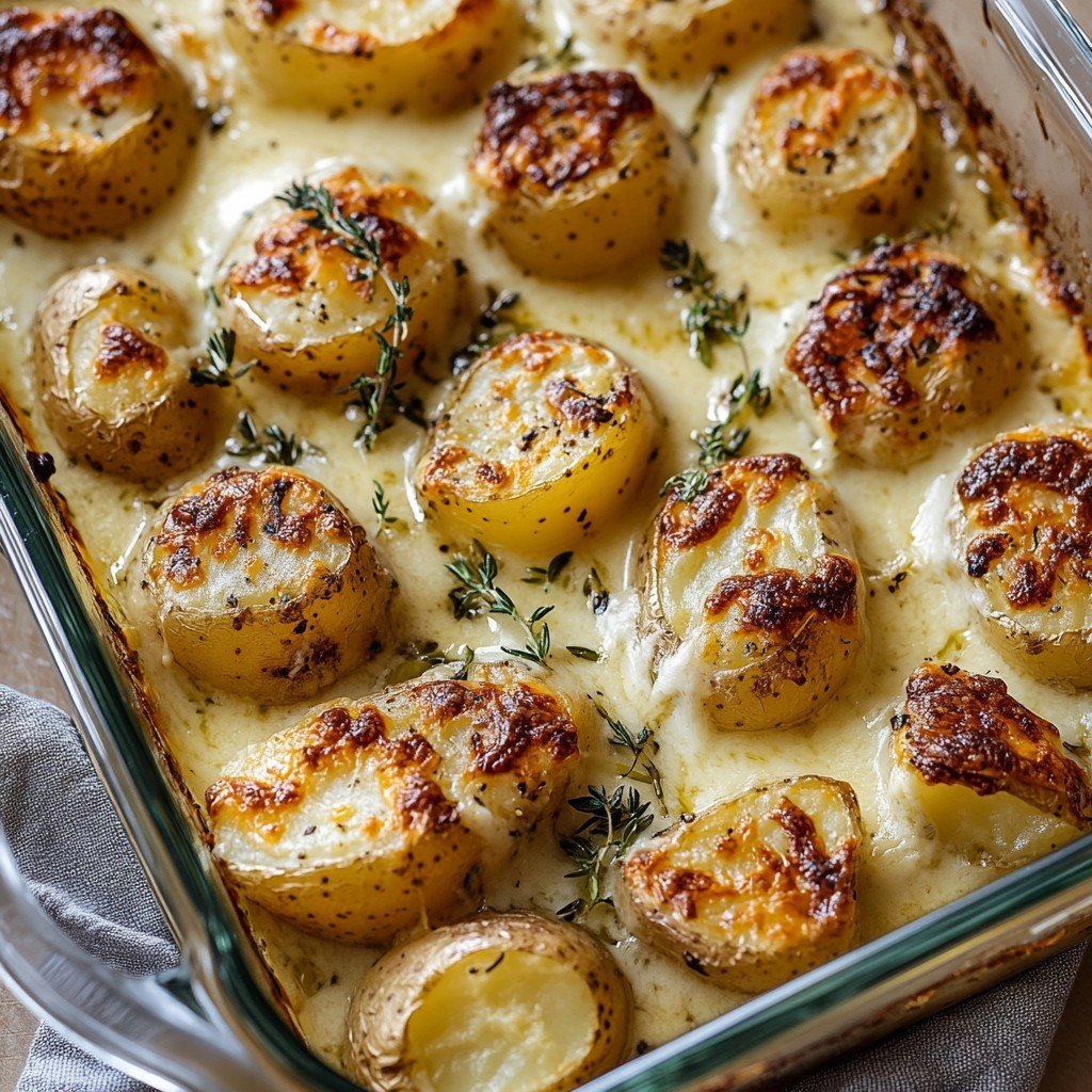3-Ingredient Buttermilk Baked Potatoes