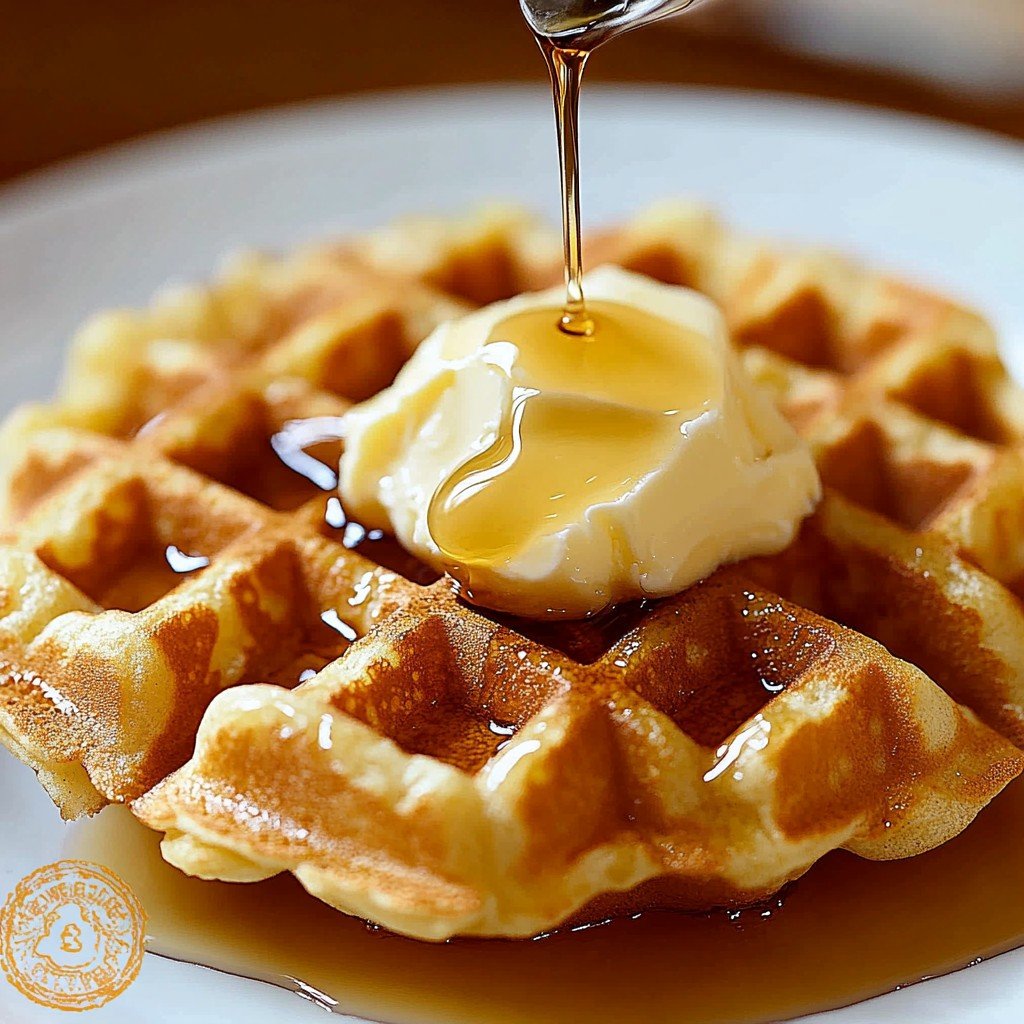 3-Ingredient High-Protein Keto Waffles