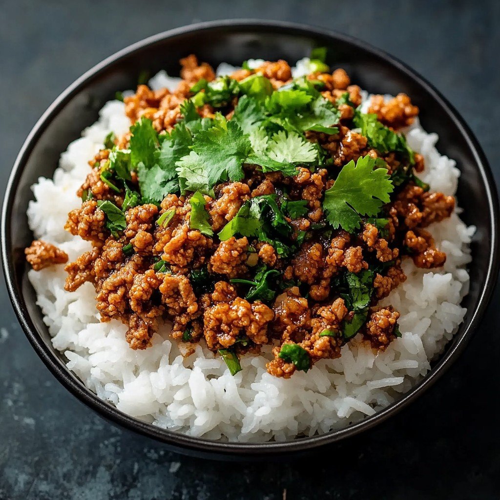 3-Ingredient Keto Honey Garlic Ground Turkey