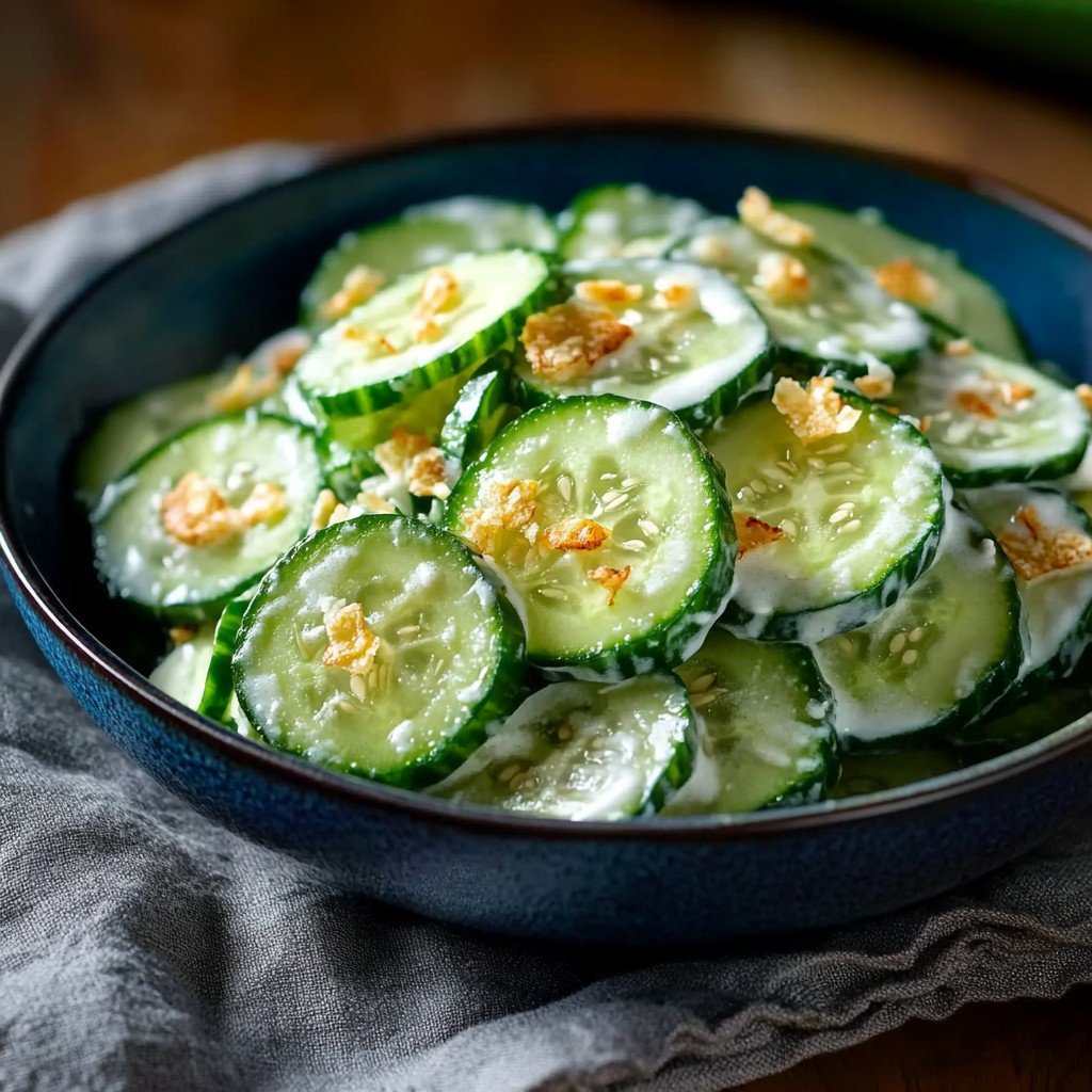 3-Ingredient Keto Korean Cucumber Salad Recipe Side Dish