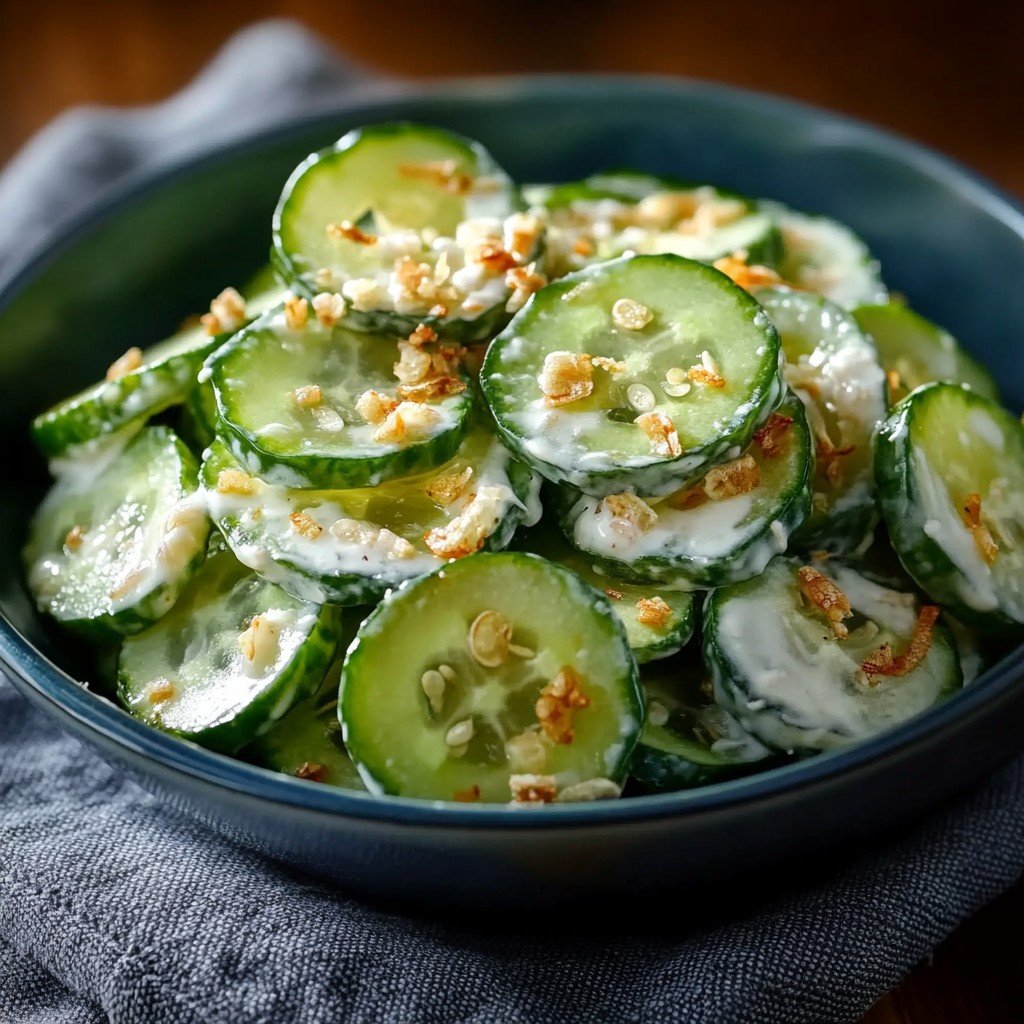 3-Ingredient Keto Korean Cucumber Salad Recipe Side Dish