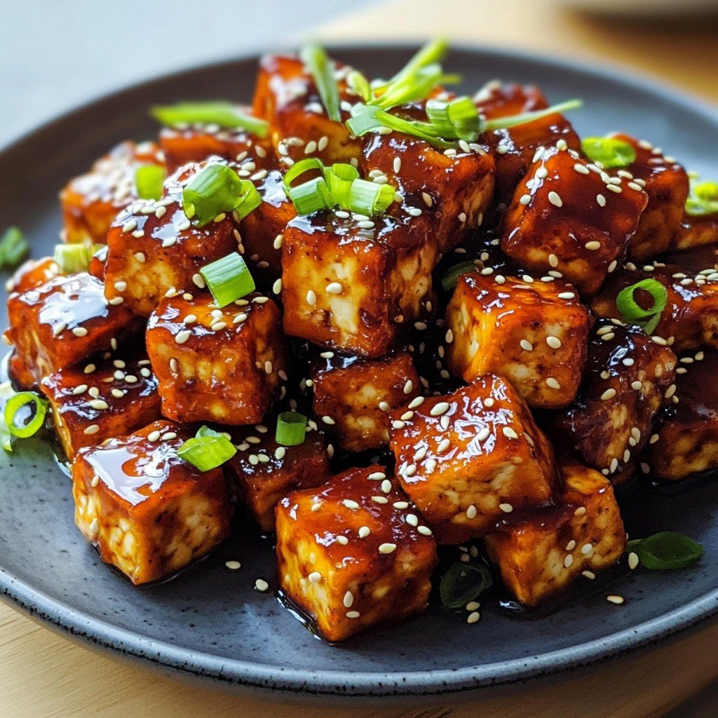 30-Minute Healthy Honey Garlic Tofu