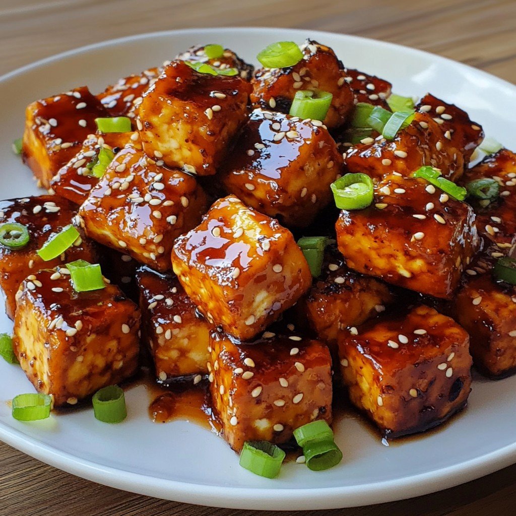 30-Minute Healthy Honey Garlic Tofu