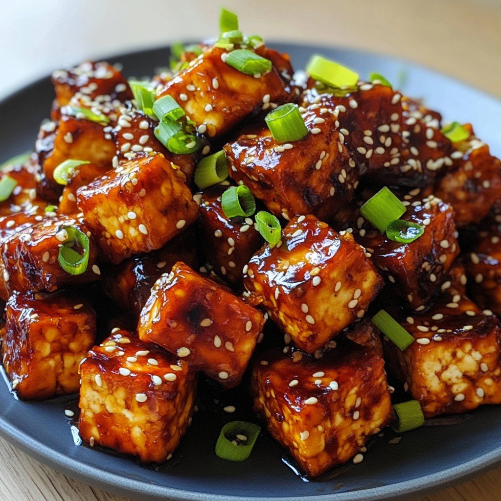 30-Minute Healthy Honey Garlic Tofu