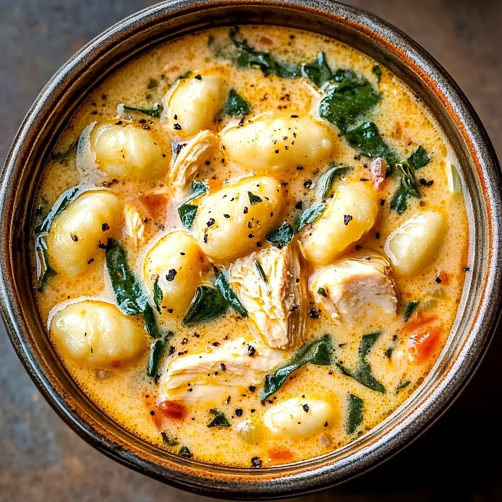 30-Minute Italian Chicken Gnocchi Soup
