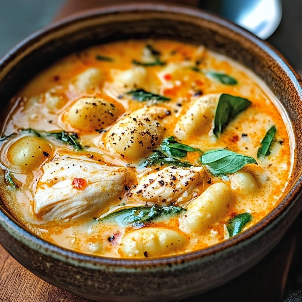 30-Minute Italian Chicken Gnocchi Soup