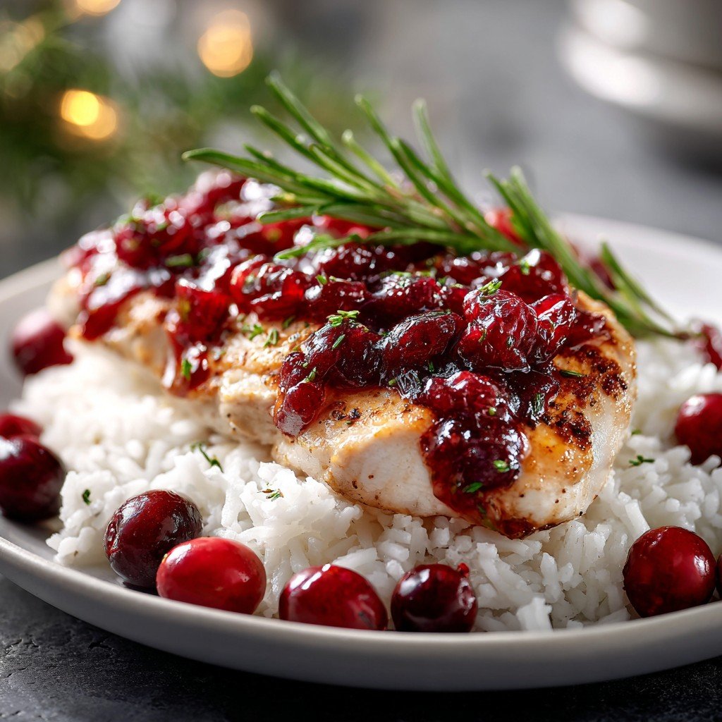 4-Ingredient Amish Cranberry Chicken