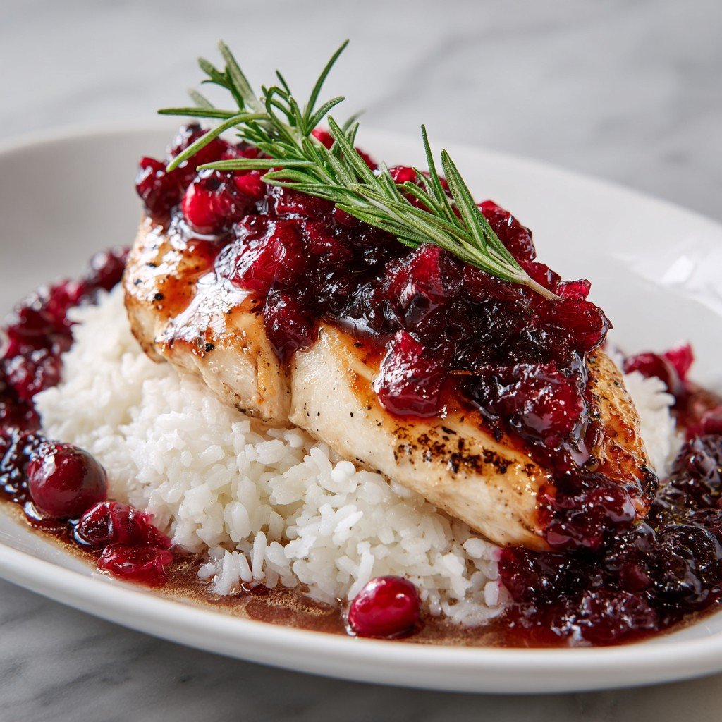 4-Ingredient Amish Cranberry Chicken