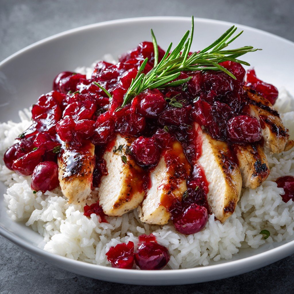 4-Ingredient Amish Cranberry Chicken