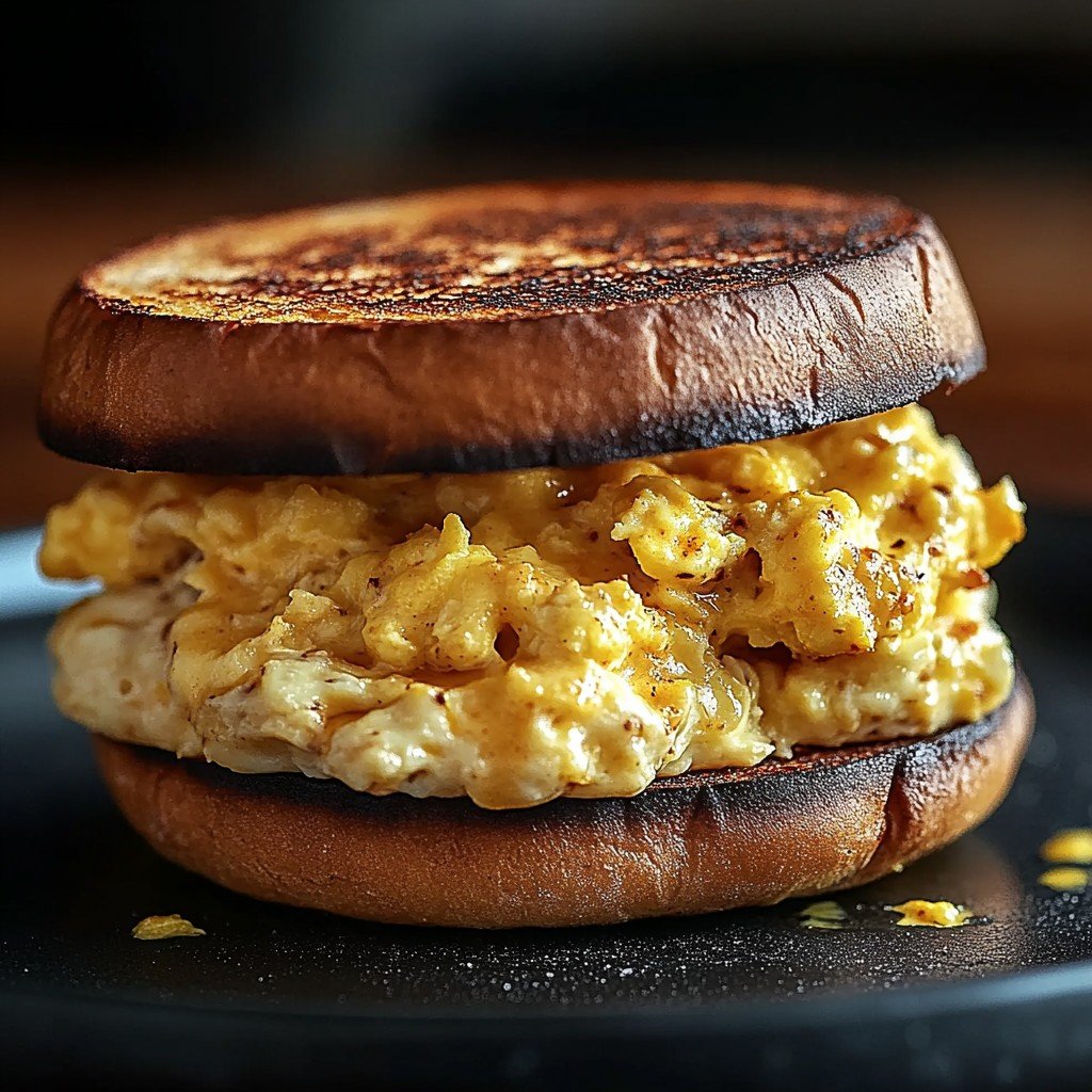 4-Ingredient Chipotle Breakfast Sandwich Morning Breakfast