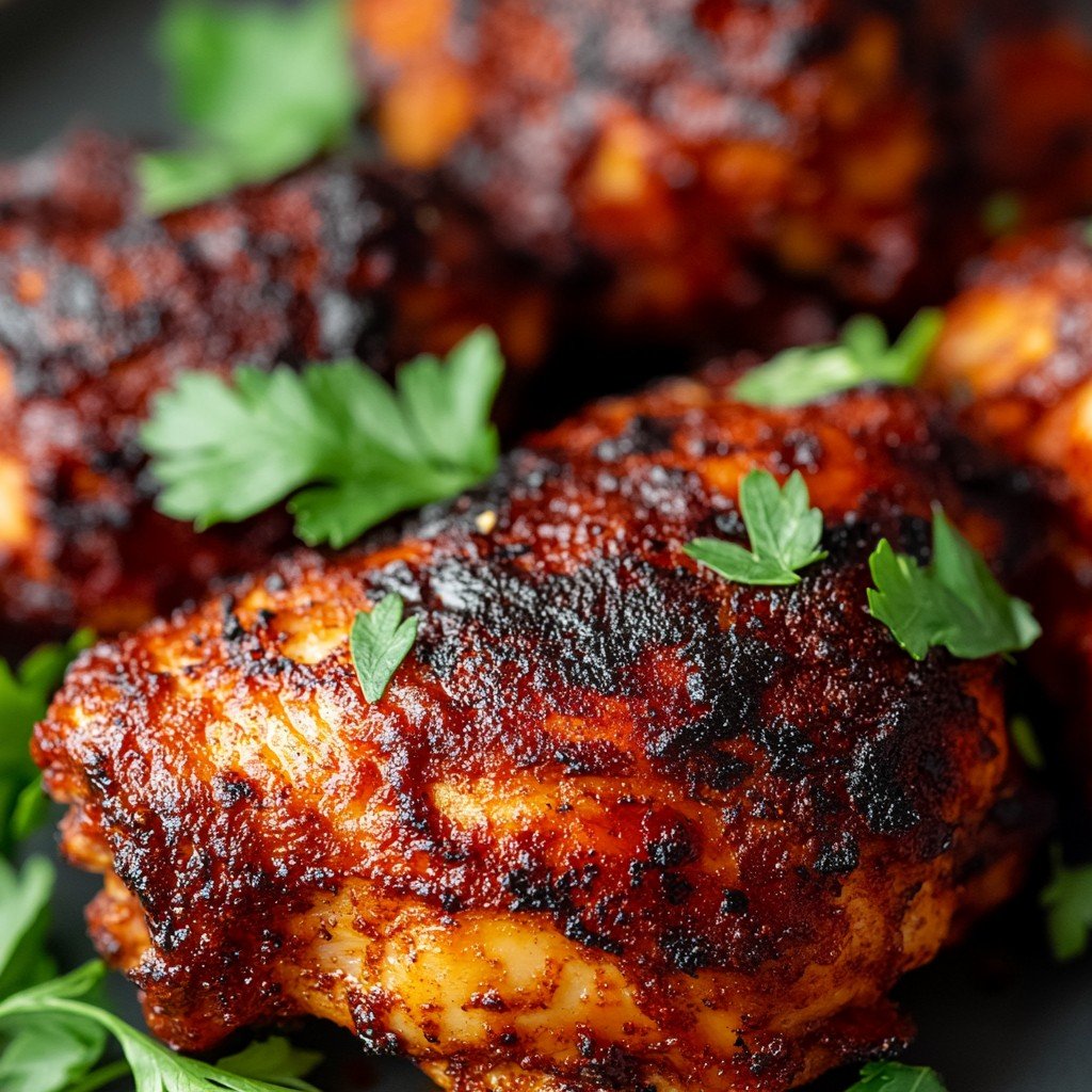 4-Ingredient Keto Smoked Paprika Chicken Dinner