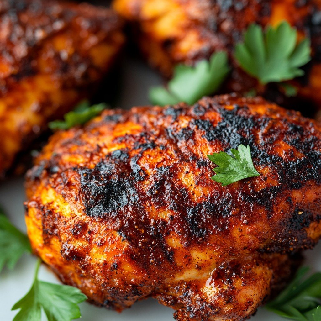 4-Ingredient Keto Smoked Paprika Chicken Dinner