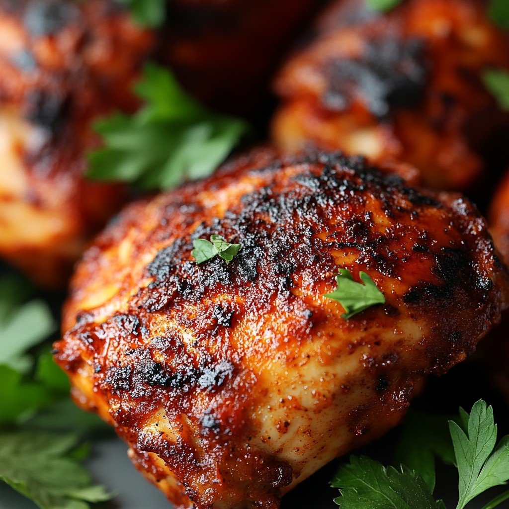 4-Ingredient Keto Smoked Paprika Chicken Dinner